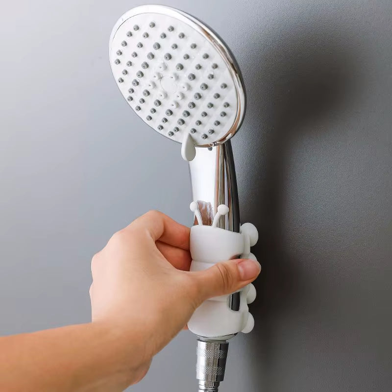 Movable Suction Cup Shower Head Holder